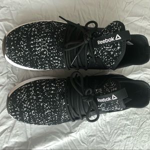 Black & White Reebok shoes